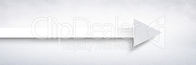 Long arrow pointing on white background Long arrow pointing on white background