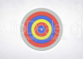 Target on white background