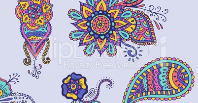 Diwali Designs background, wide
