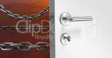 3D Door and chains