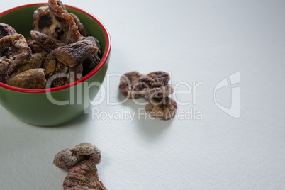 Dried dates in bowl