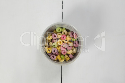 Froot loops in bowl