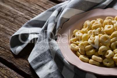 Apple jack in plate with napkin