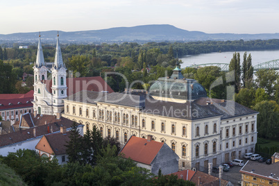 St. Ignatius Kirche, Blick von der Basilika von Esztergom, Ungar