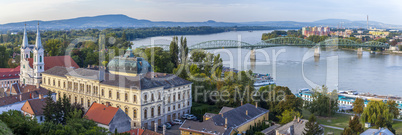 St. Ignatius Kirche, Blick von der Basilika von Esztergom, Ungar