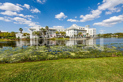 Hotel and Lake