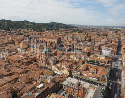 Aerial view of Bologna