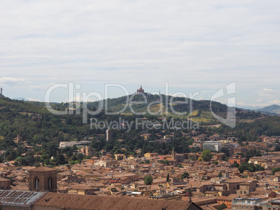 Aerial view of Bologna