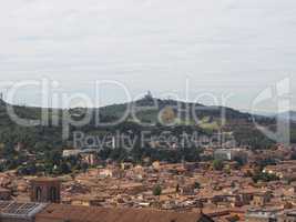 Aerial view of Bologna