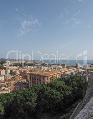 Aerial view of Cagliari