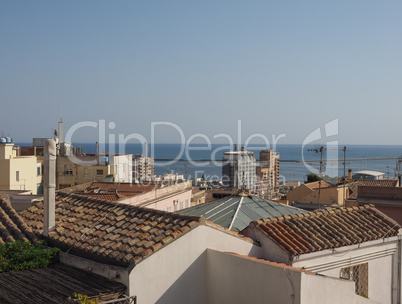 Aerial view of Cagliari