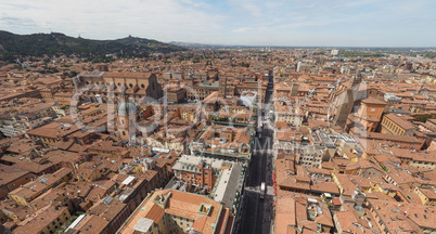 Aerial view of Bologna