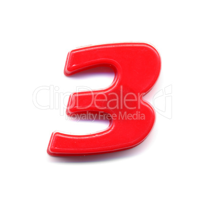 Plastic magnetic number 3