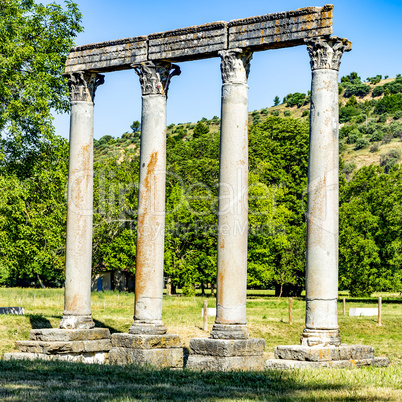 Roman temple of Riez in southern France