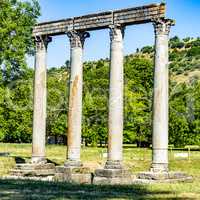 Roman temple of Riez in southern France