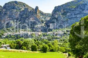 moustiers-ste-marie in the South of France