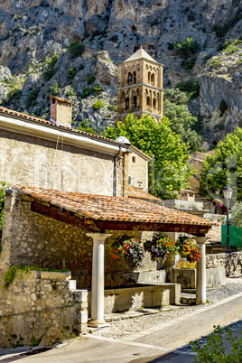 moustiers-ste-marie in the South of France