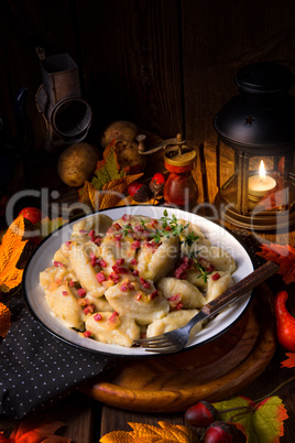 Potato dumpling originating from Poland