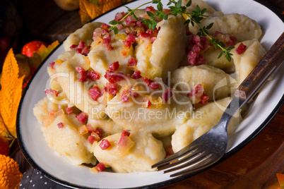 Potato dumpling originating from Poland