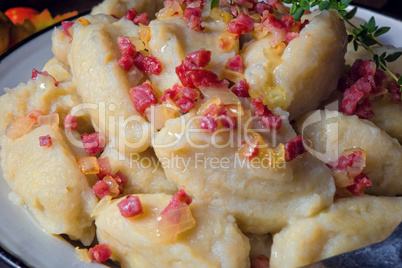 Potato dumpling originating from Poland