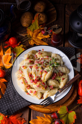 Potato dumpling originating from Poland