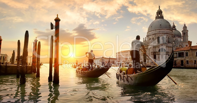 Grand Canal at sunset