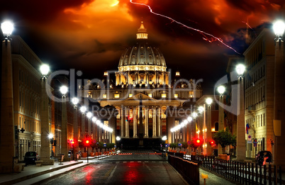 Storm over the Vatican