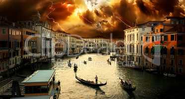 Thunderstorm in Venice