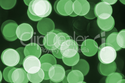 Green Retro Lights Background, Party, Celebration Or Christmas Texture