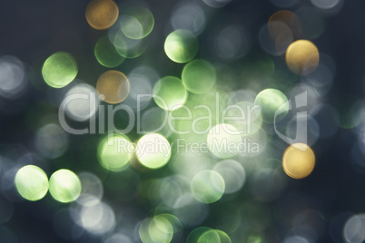 Sparkling Light Green Lights Background, Disco Or Christmas Texture
