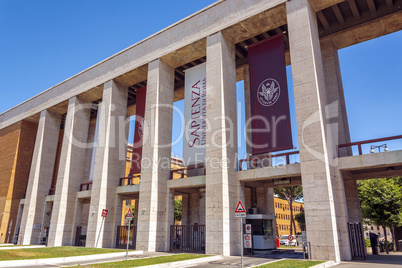 main entrance of the Sapienza University of Rome