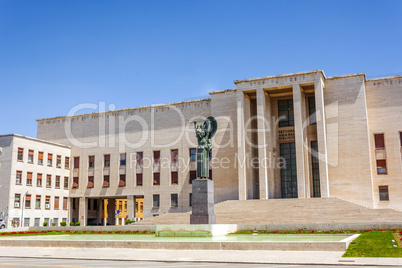 statue of Minerva in Sapienza University, Rome