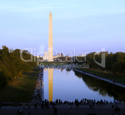 Washington Monument and Reflecting Pool