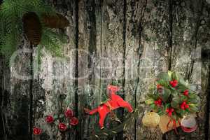 Christmas background image. 3D render