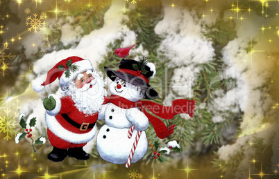 Christmas greetings, festive background for the images.