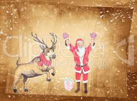 Christmas greetings, festive background for the images.