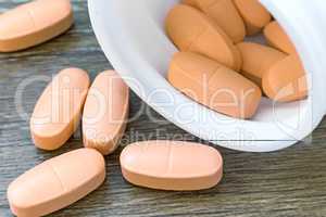 Drugs treat in the form of tablets