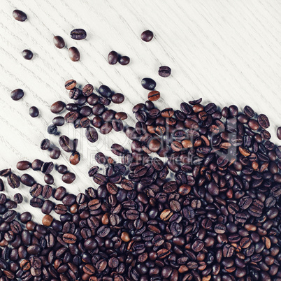 Roasted coffee beans