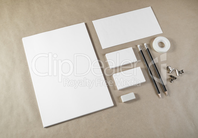 Blank stationery set