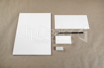 Blank corporate identity