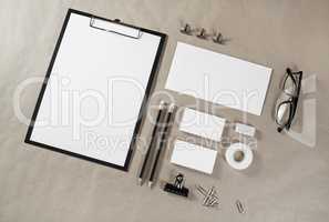 Blank stationery set