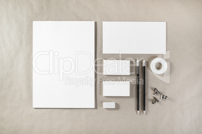 Photo of blank stationery