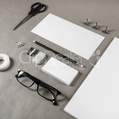 Blank stationery set