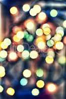 Background of a colorful bokeh
