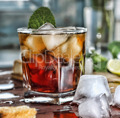 Rum refreshment alcoholic drink