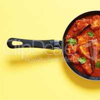 Indian food. Chicken curry