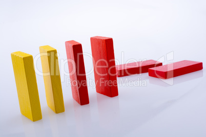 Domino Blocks of various color