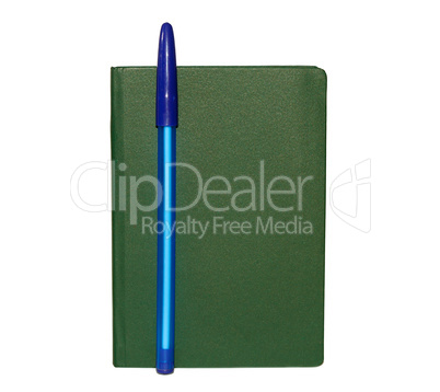 Notepad book and pen