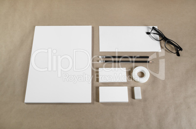 Blank stationery set