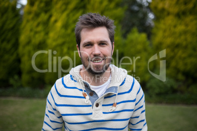 Man standing in the park